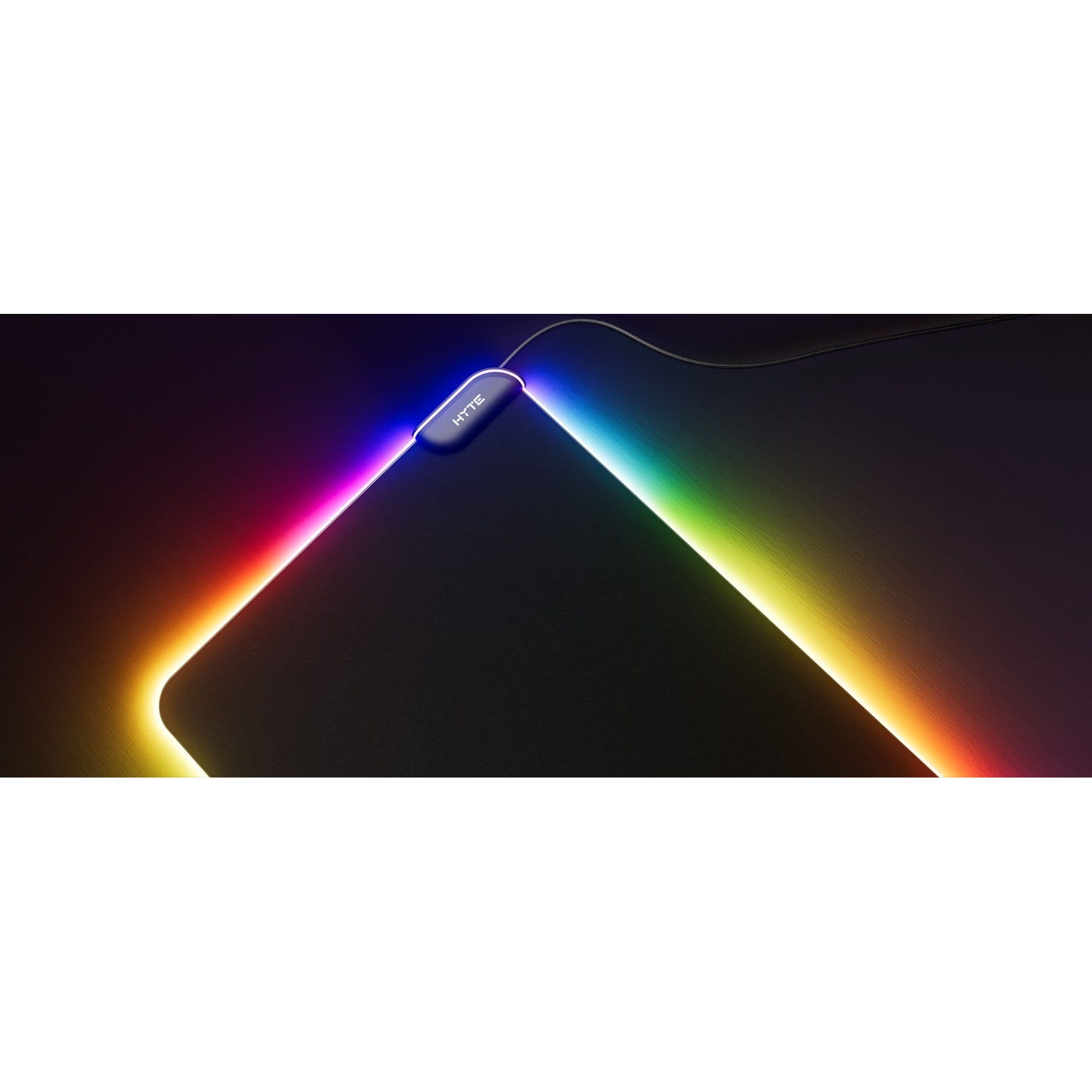 Hyte CNVS Intense Play Mat qRGB Gaming Mouse Pad - Black-4