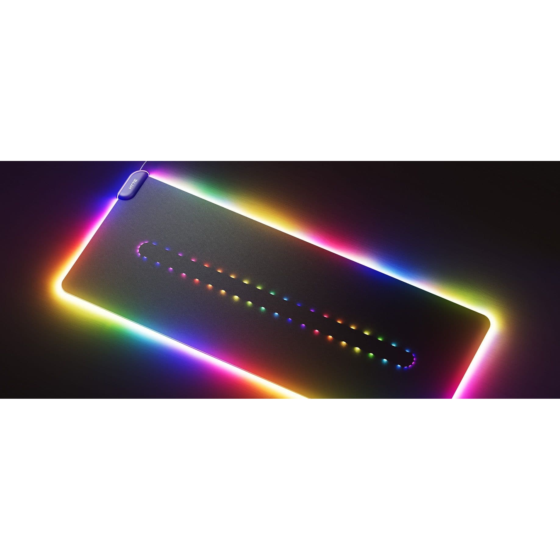 Hyte CNVS Intense Play Mat qRGB Gaming Mouse Pad - Black-5