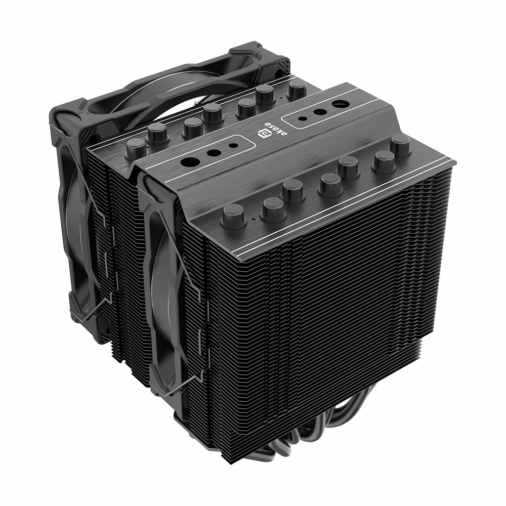 CPU Cooler AKASA Soho H7 Dual Tower (ARGB, 120 mm, crni)-4