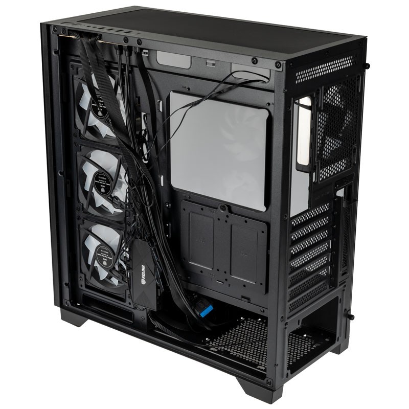 Kućište za računalo KOLINK Unity Peak ARGB Midi-Tower Showcase (Tempered Glass, podržava matične ploče ATX, micro ATX, Mini-ITX, crna)-7