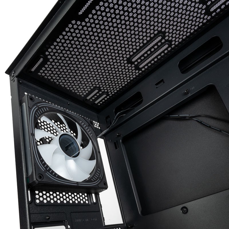 Kućište za računalo KOLINK Unity Peak ARGB Midi-Tower Showcase (Tempered Glass, podržava matične ploče ATX, micro ATX, Mini-ITX, crna)-6