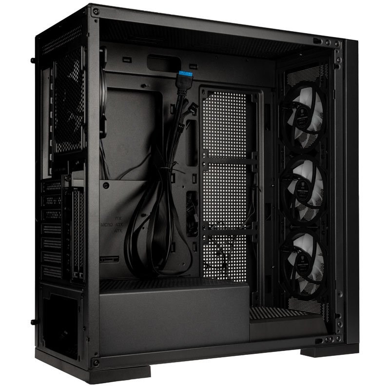 Računalno kućište KOLINK Unity Meshbay ARGB Midi-Tower (Tempered Glass, crna boja)-4