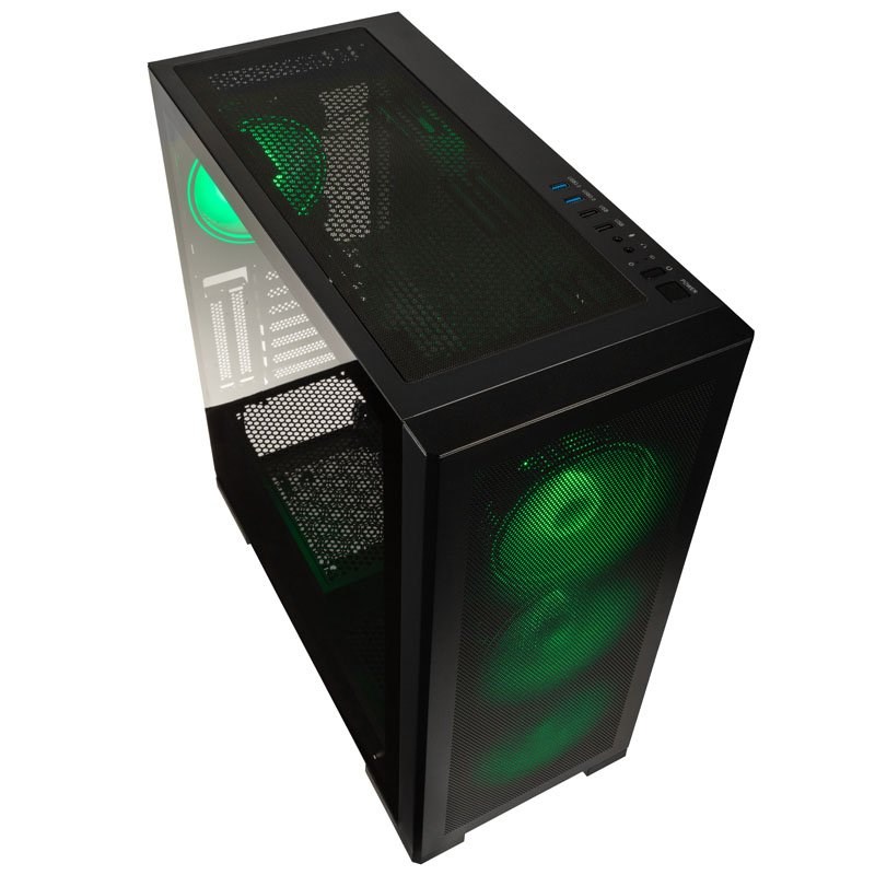 Računalno kućište KOLINK Unity Meshbay ARGB Midi-Tower (Tempered Glass, crna boja)-1