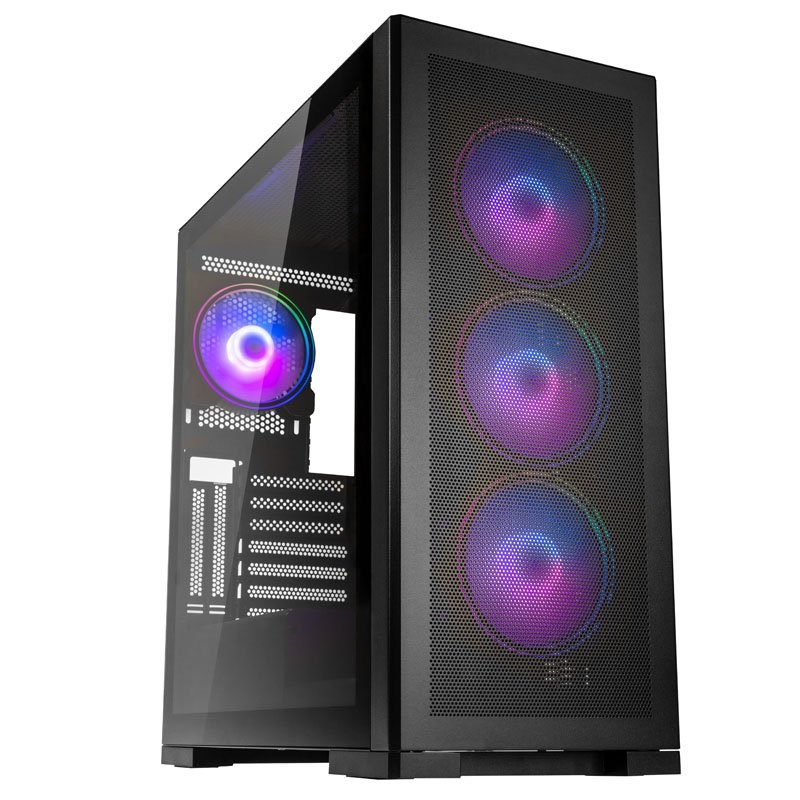 Računalno kućište KOLINK Unity Meshbay ARGB Midi-Tower (Tempered Glass, crna boja)-10