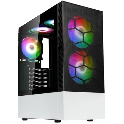 Kućište za računalo KOLINK Observatory MX Mesh ARGB Midi Tower - crno/bijelo-9