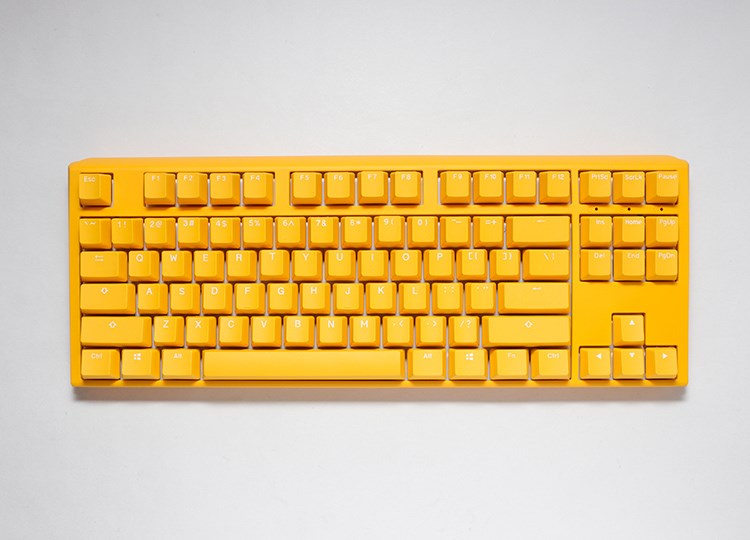 Gaming tipkovnica DUCKY One 3 Yellow TKL (RGB LED, MX-Speed-Silver, US layout)-9