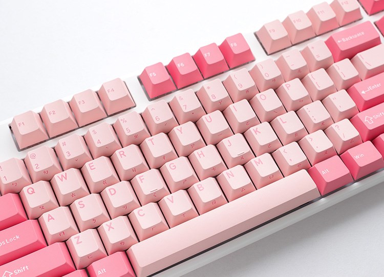 Gaming tipkovnica DUCKY One 3 Gossamer Pink - MX-Black Clear Top (US)-8