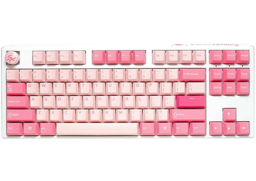 Gaming tipkovnica DUCKY One 3 Gossamer TKL Pink - MX-Black Clear Top (US)-0