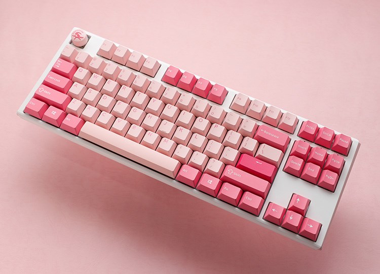 Gaming tipkovnica DUCKY One 3 Gossamer TKL Pink - MX-Black Clear Top (US)-9
