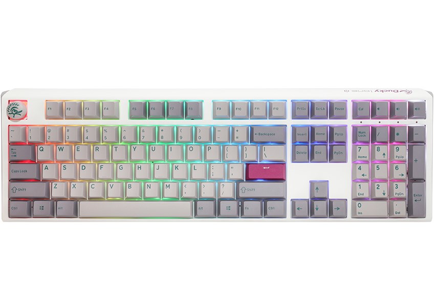 Gaming tipkovnica DUCKY One 3 Mist Grey (RGB LED, MX-Blue, US)-9