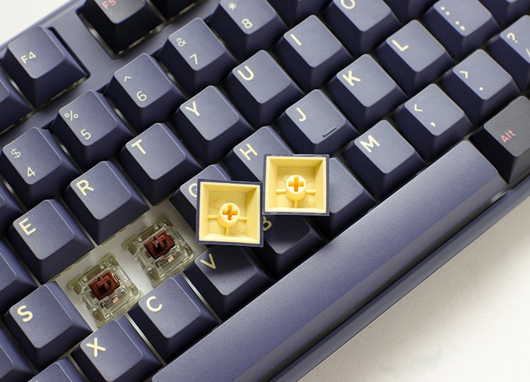 Gaming tipkovnica DUCKY One 3 Cosmic Blue TKL (RGB LED, MX-Speed-Silver, US layout)-1