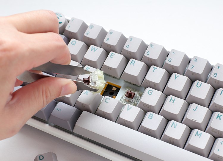 Gaming tipkovnica DUCKY One 3 Mist Grey SF (RGB LED, MX-Speed-Silver, US layout)-6