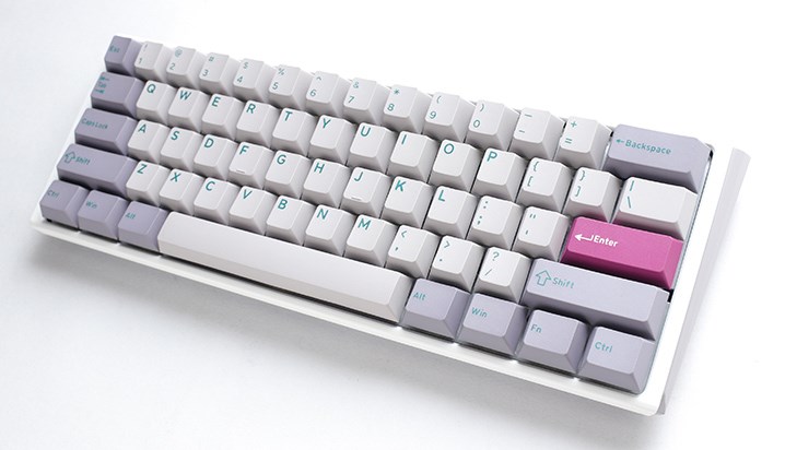 Gaming tipkovnica DUCKY One 3 Mist Grey Mini (RGB LED, MX-Blue, US layout)-2