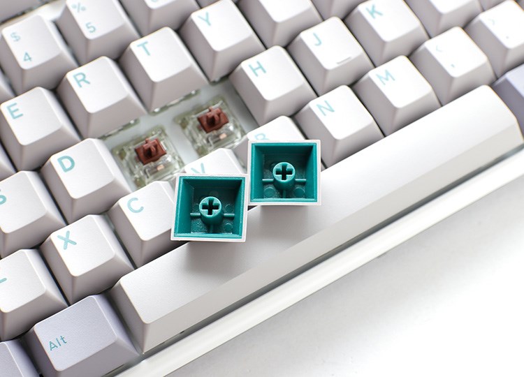 Gaming tipkovnica DUCKY One 3 Mist Grey TKL (RGB LED, MX-Ergo-Clear)-3