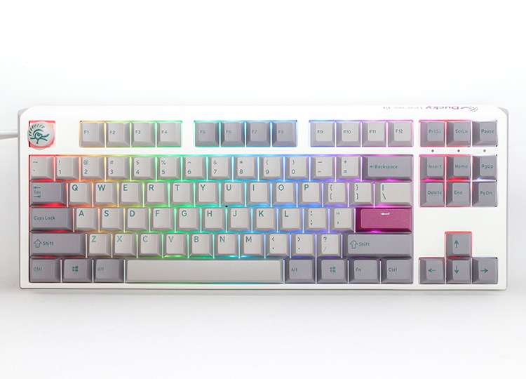 Gaming tipkovnica DUCKY One 3 Mist Grey TKL (RGB LED, MX-Ergo-Clear)-2