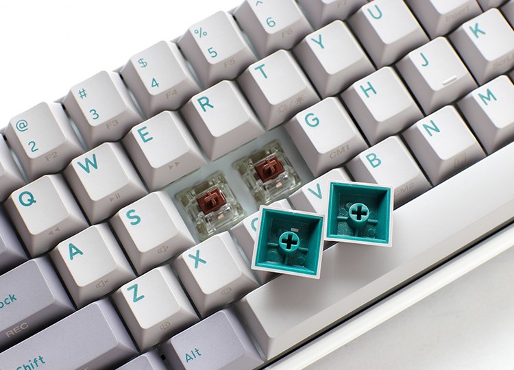 Gaming tipkovnica DUCKY One 3 Mist Grey SF (RGB LED, MX-Blue)-1