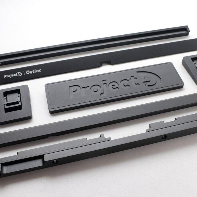 Gaming tipkovnica DUCKY Outlaw 65, Barebone - crna (ISO)-3