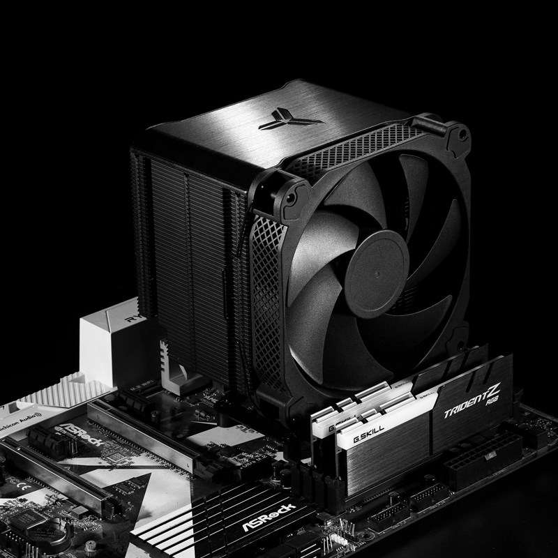 CPU cooler JONSBO HX6250 (140mm, crna boja)-12