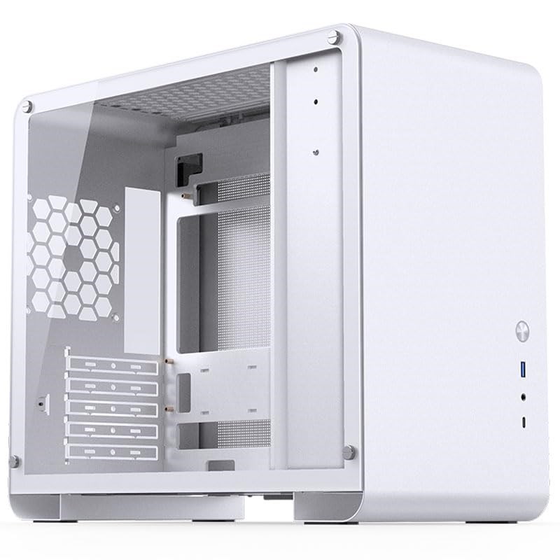 Kućište za računalo JONSBO U4 Mini Micro-ATX, kaljeno staklo - bijelo-20