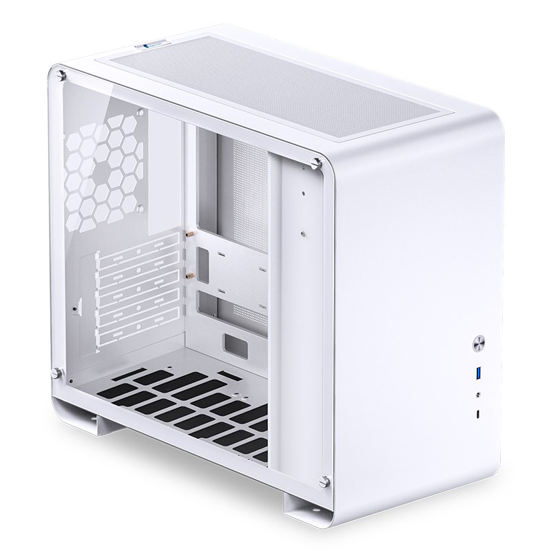 Kućište za računalo JONSBO U4 Mini Micro-ATX, kaljeno staklo - bijelo-7