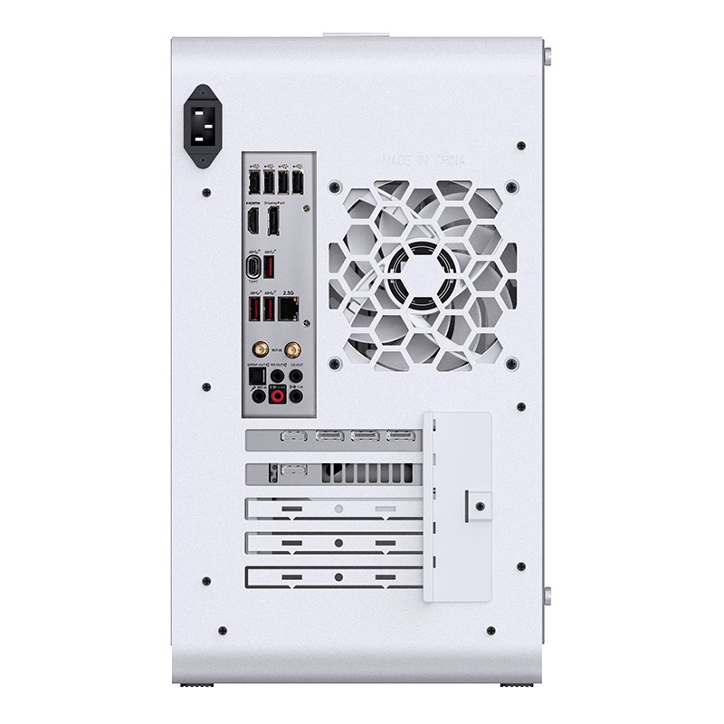 Kućište za računalo JONSBO U4 Mini Micro-ATX, kaljeno staklo - bijelo-17