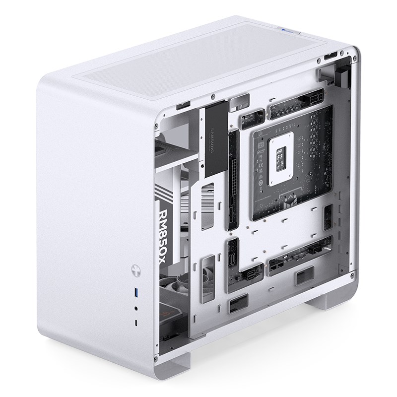 Kućište za računalo JONSBO U4 Mini Micro-ATX, kaljeno staklo - bijelo-14