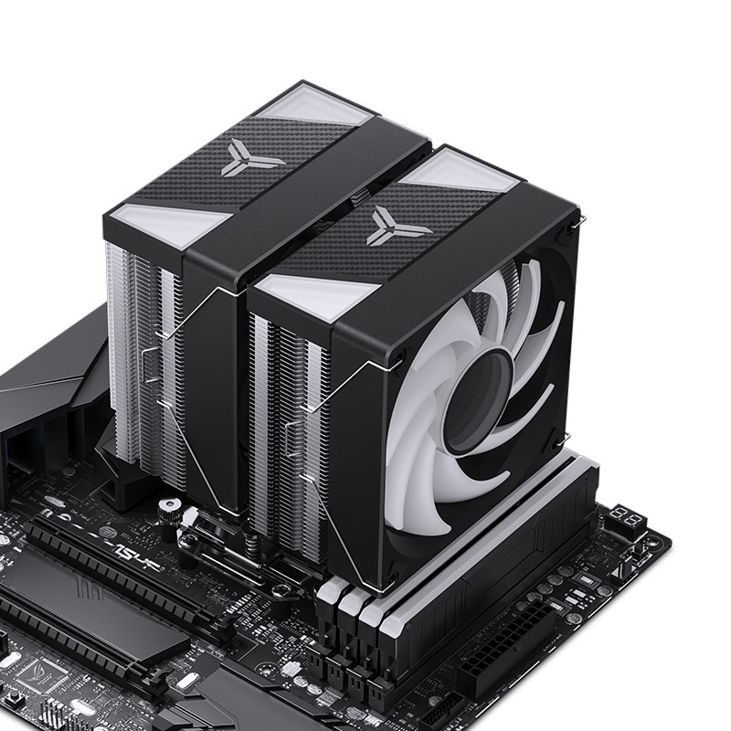 Jonsbo CR-3000 CPU Cooler Dual Tower, ARGB - 2x 120 mm, black-9