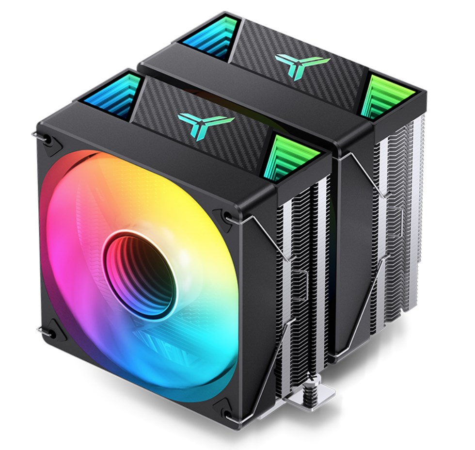 Jonsbo CR-3000 CPU Cooler Dual Tower, ARGB - 2x 120 mm, black-4