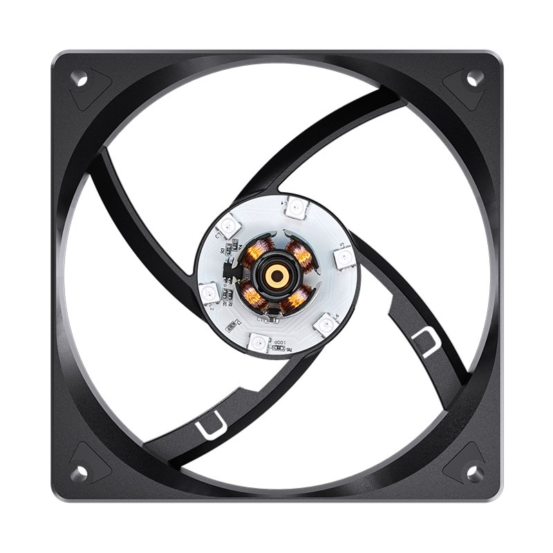 Jonsbo CR-3000 CPU Cooler Dual Tower, ARGB - 2x 120 mm, black-16
