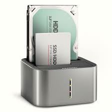 Docking stanica AXAGON ADSA-DC USB3.2 Gen1 - 2x SATA 6G CLONE DUAL HDD (ASMedia)