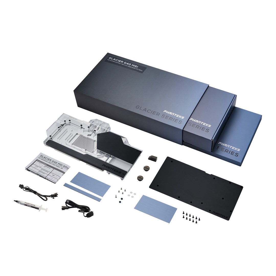 Vodeni blok PHANTEKS Glacier G40 RTX 4090 (za MSI, D-RGB, crni)-4