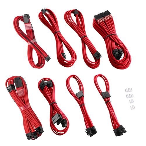Kabelski set CableMod RT-Series PRO ModMesh 12VHPWR za ASUS/Seasonic - crveni-0