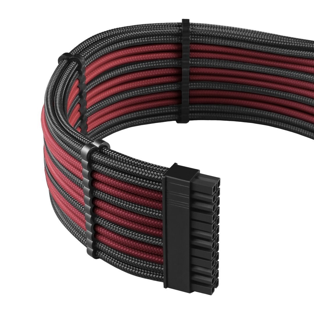 Kit kabela CableMod C-Series PRO ModMesh za Corsair AXi/HXi/RM (Yellow Label) - crna/krvavo crvena-2