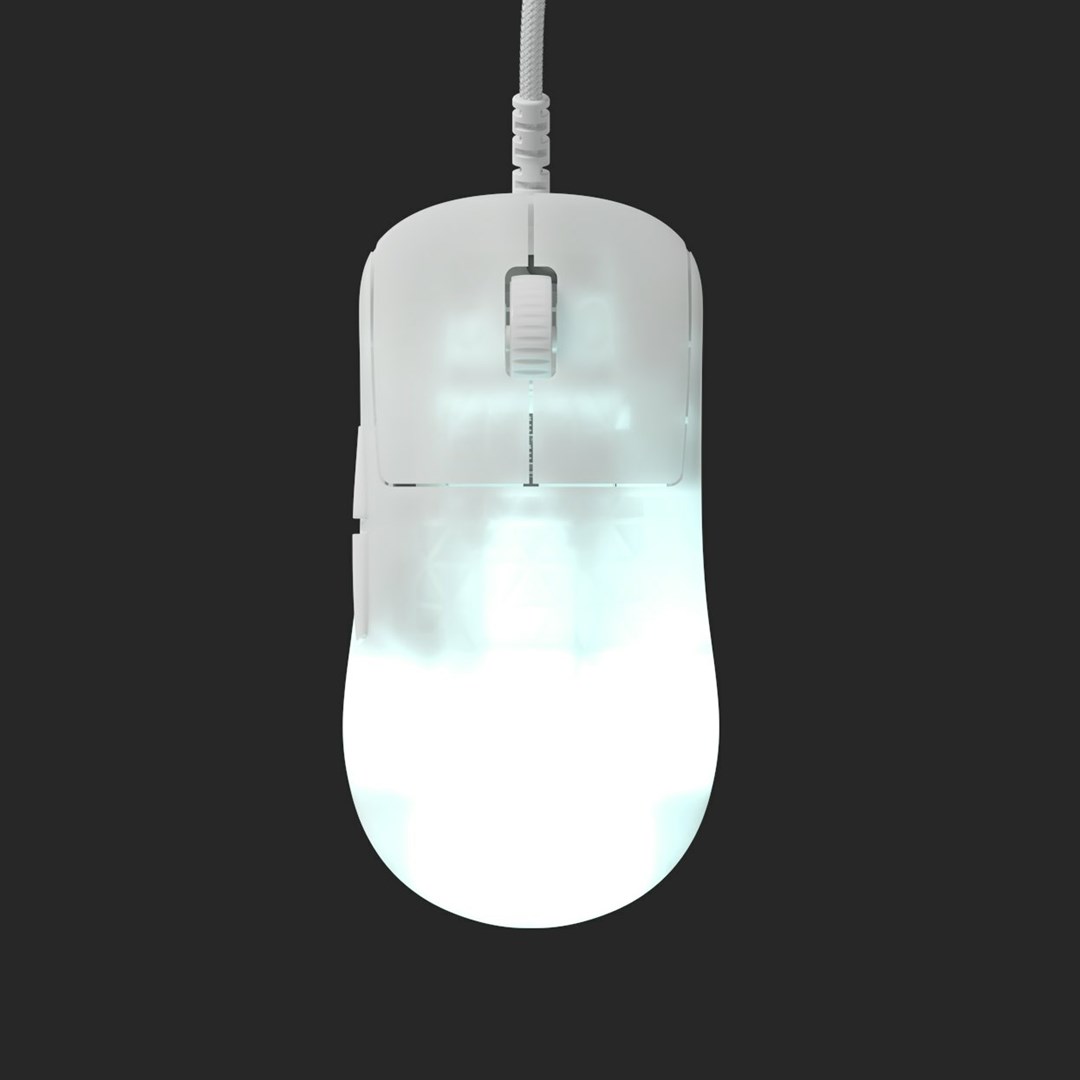 Miš Endgame Gear OP1 RGB Gaming - White Frost (gaming, RGB, bijela boja)-3