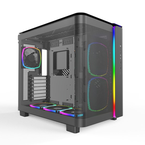 Montech KING 95 PRO Midi-Tower, Tempered Glass, ARGB - black-1