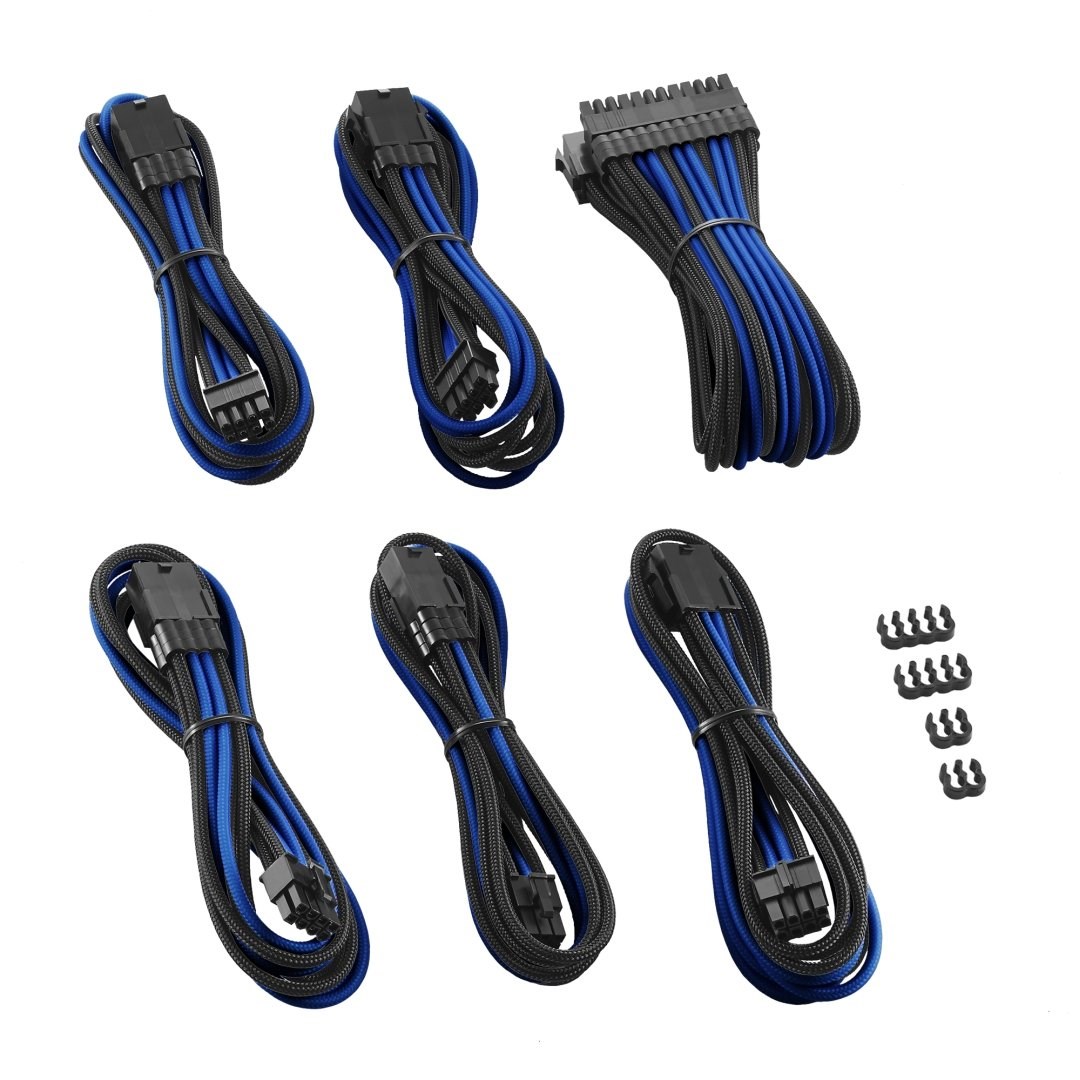 Kit za produžetak kabela CableMod PRO ModMesh - crno/plava-1