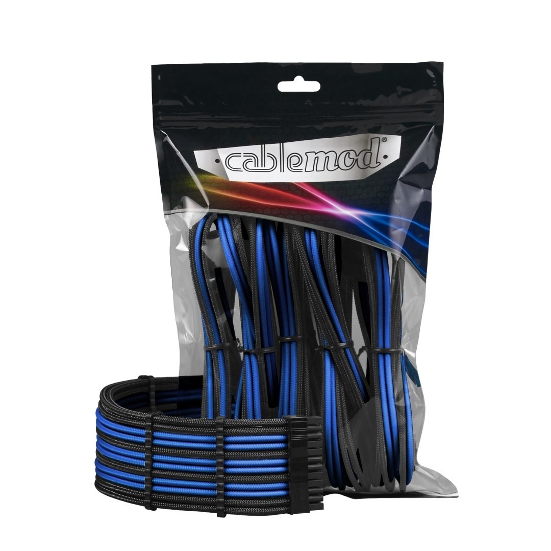 Kit za produžetak kabela CableMod PRO ModMesh - crno/plava-0