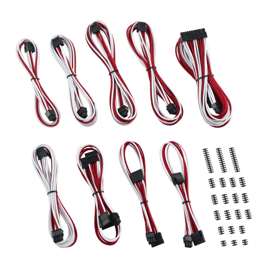 CableMod Classic ModMesh C-Series Cable Kit za Corsair RMi & RMx - bijelo/crveno-0