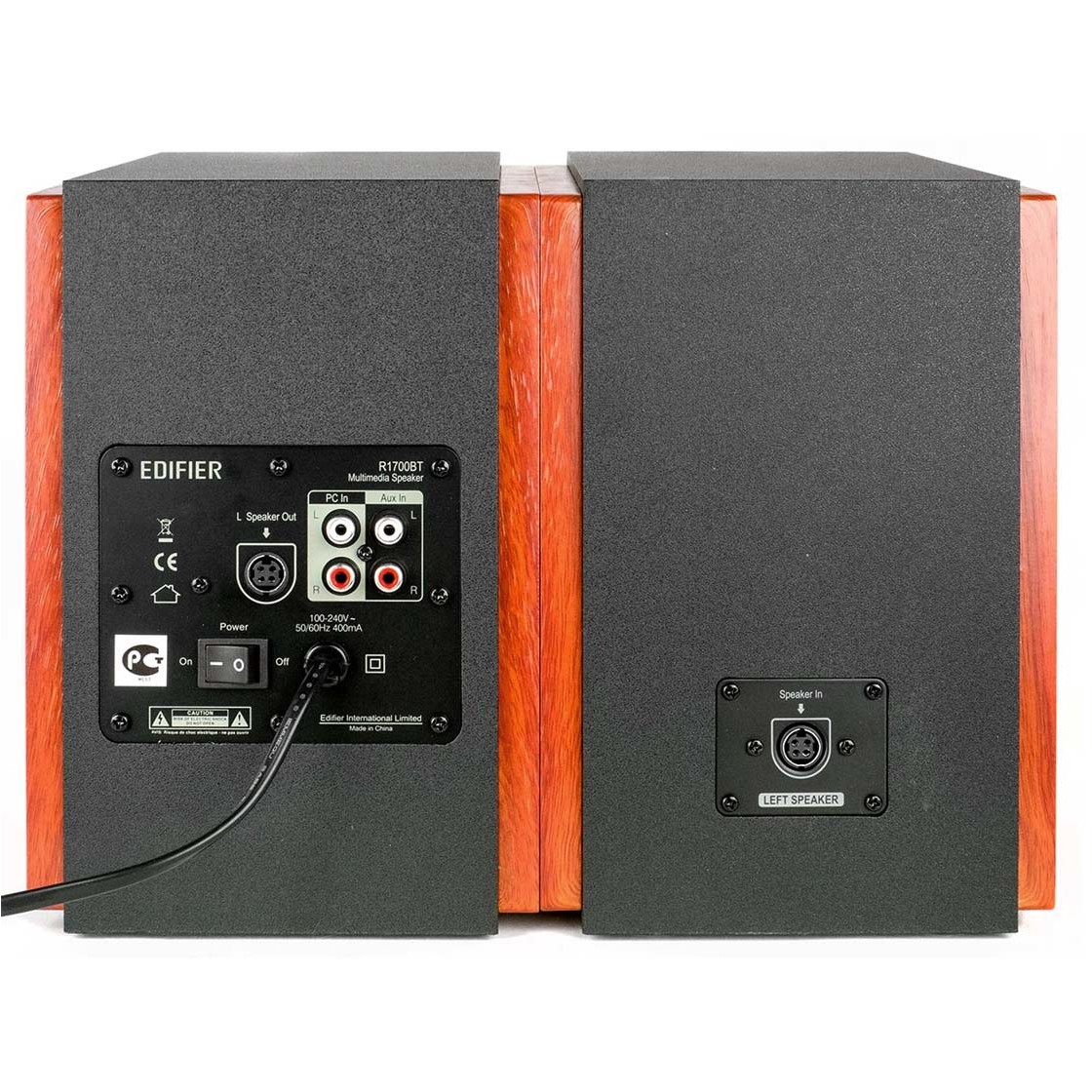 Edifier R1700BT 2.0 Bluetooth Bookshelf Speakers (Pair) - crna/brown-1