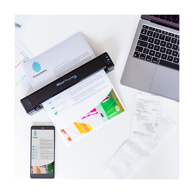 Skener IRIS IRIScan Anywhere 6 Wifi Simplex (Wi-Fi, USB-C, 1200 x 1200 DPI, RGB LED, crna)-3