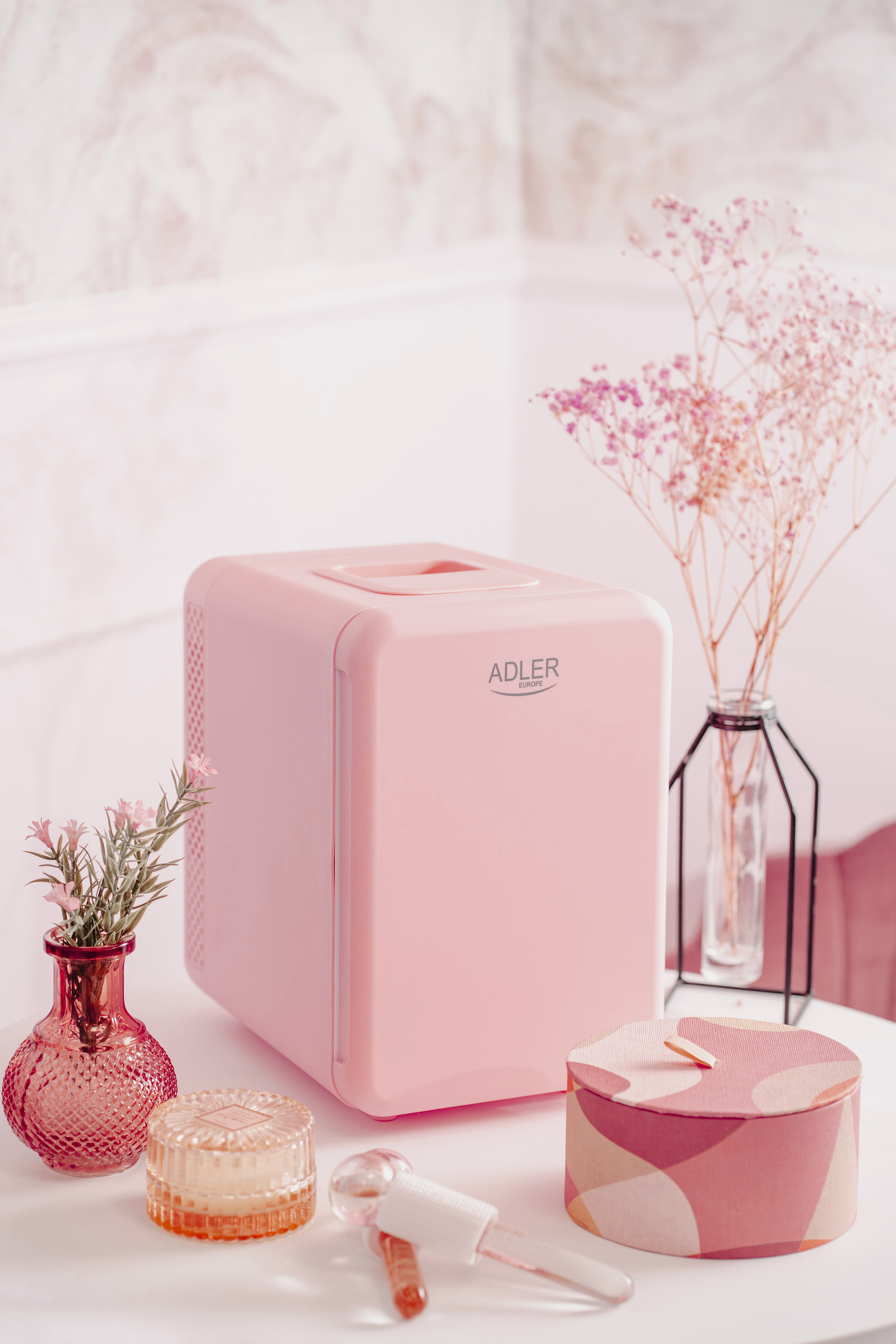 Mini hladnjak ADLER AD 8084 (4 L) Pink-1
