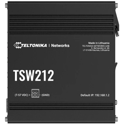 Upravljani mrežni prekidač TELTONIKA TSW212 00B000 (8x 10/100/1000, 2 SFP porta)