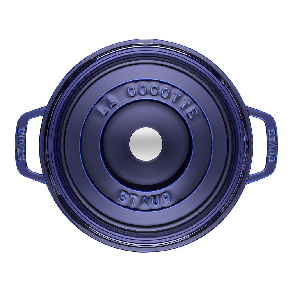 Lonac STAUB La Cocotte okrugli (26 cm, 5.25 L), plava boja-2