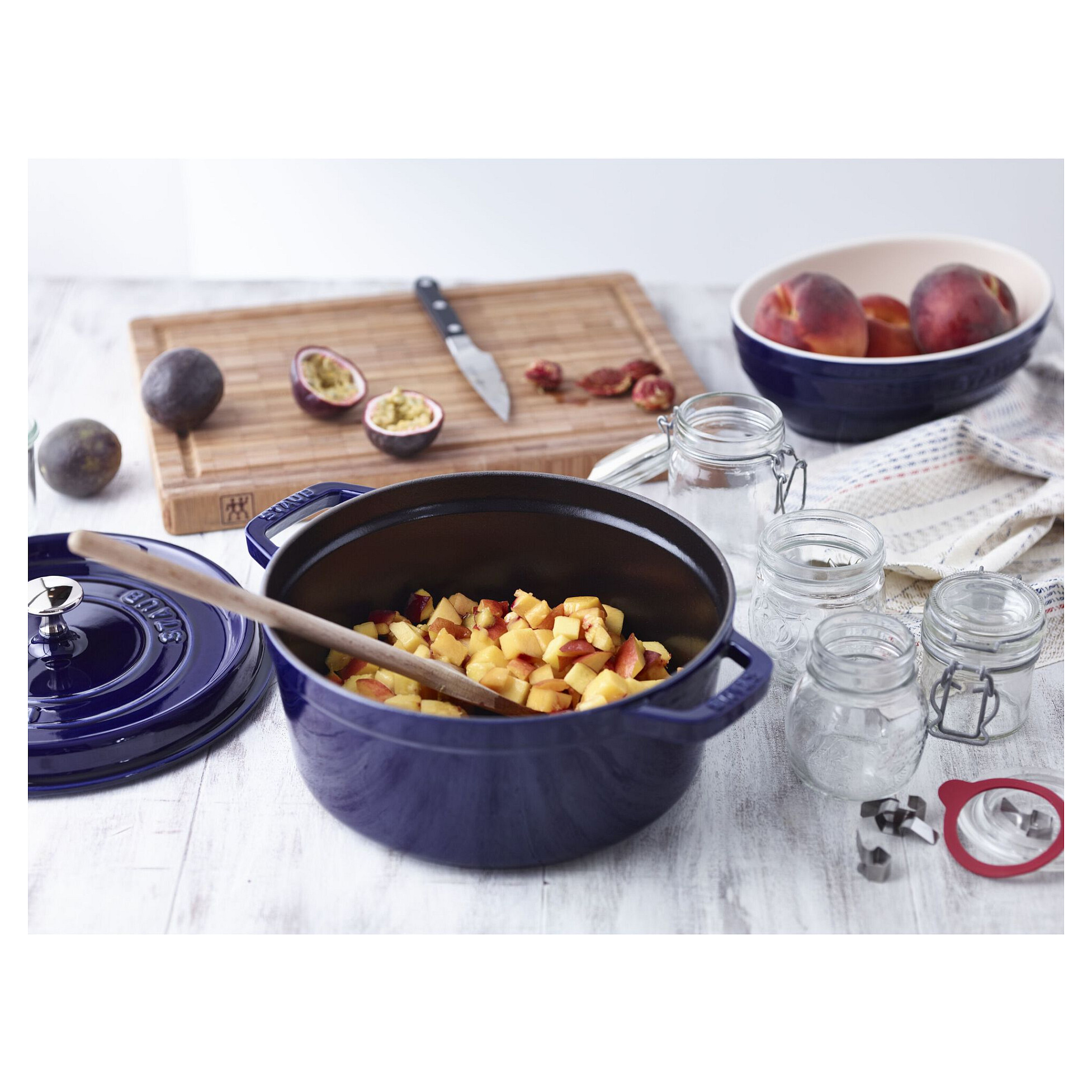 Lonac STAUB La Cocotte okrugli (26 cm, 5.25 L), plava boja-5