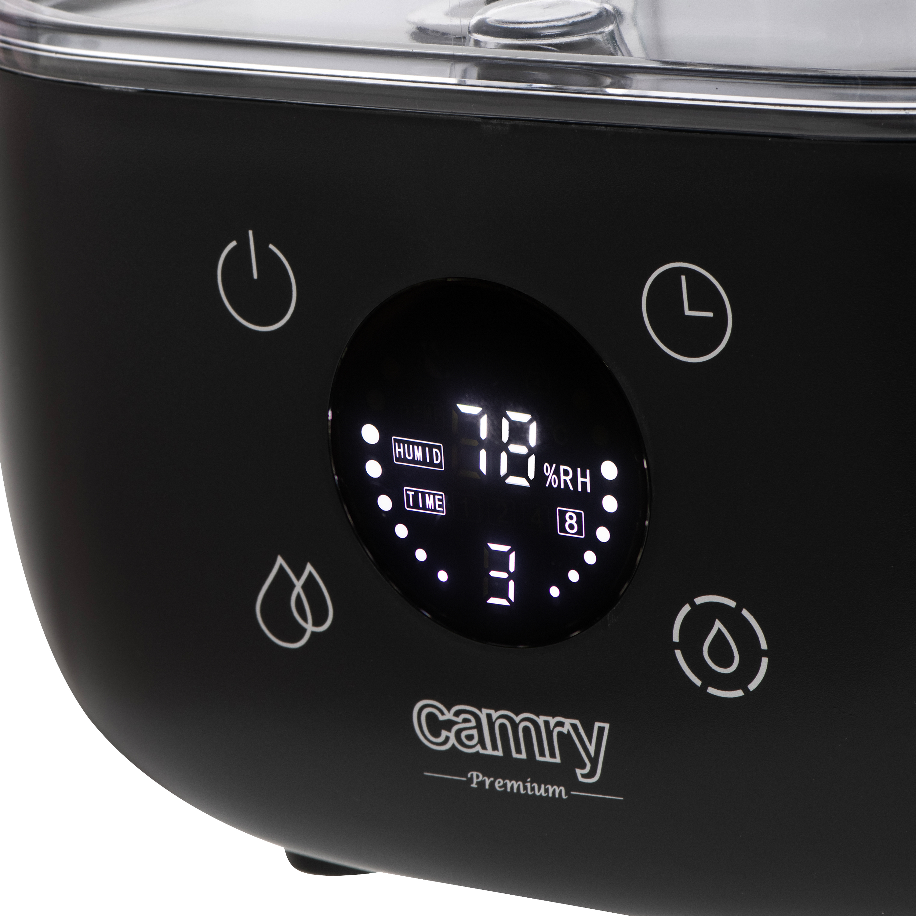 Ultrazvučni ovlaživač zraka CAMRY CR 7973B (5 L, 35 m², aromaterapija, LED zaslon) crni-3