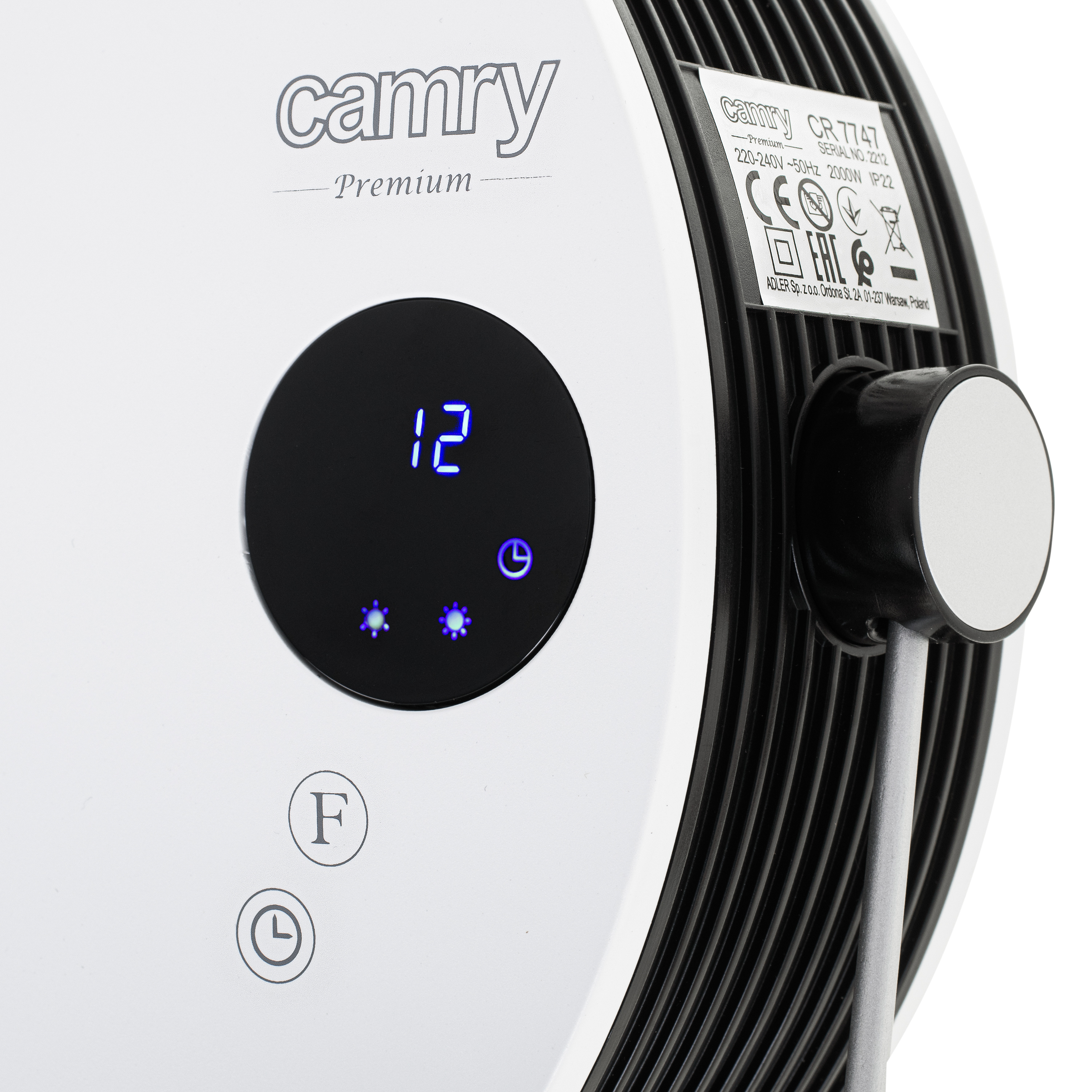 Grijalica CAMRY CR 7747 (2000 W, razina snage 2, IPX2)-1