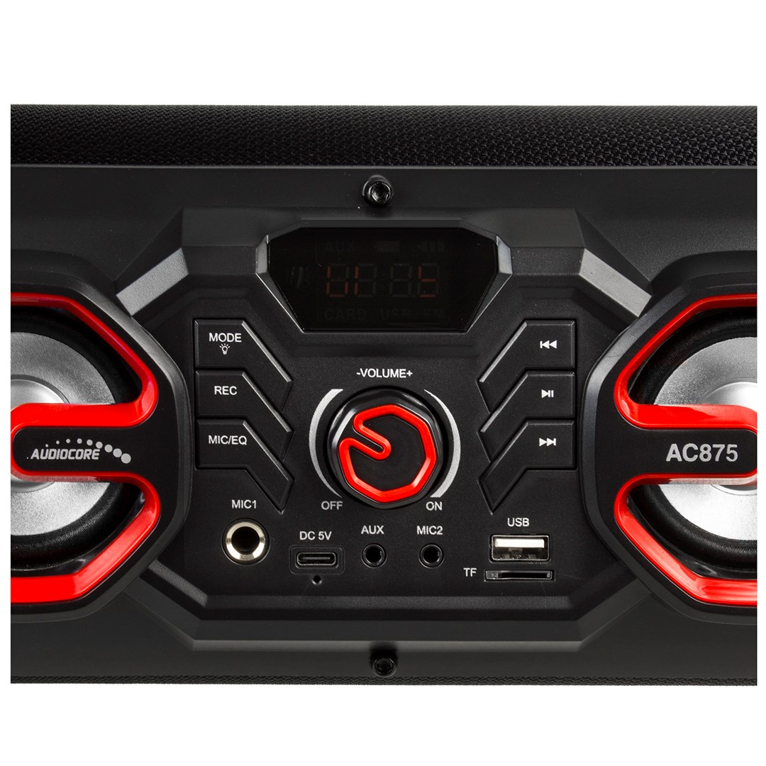 Bluetooth zvučnik AUDIOCORE Bazooka (Bluetooth 5.0, FM Radio, Micro Card, 2000mAh)-1
