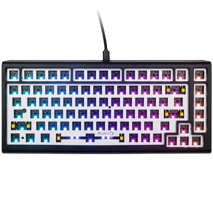 Gaming tipkovnica DUCKY Tinker 75 Barebone, RGB - crna (ANSI)-1