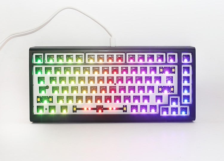 Gaming tipkovnica DUCKY Tinker 75 (RGB, MX-Speed Silver, ANSI, crna)-6