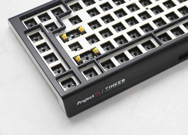 Gaming tipkovnica DUCKY Tinker 75 (RGB, MX-Speed Silver, ANSI, crna)-7